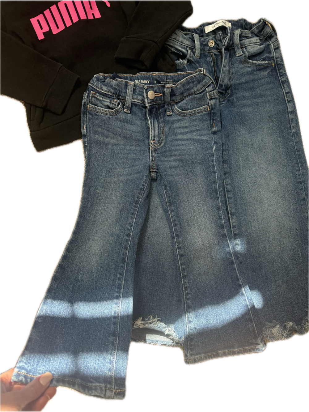 Girl’s Bundle 7 Pieces 4 Jeans & 3 Top Size 5 Buckle, Gap, Willow & Root - Picture 4 of 15